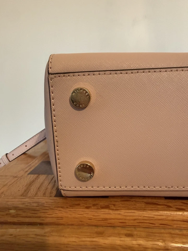 Bolso de Mano Michael Kors Kellen Tamaño Mediano Nuevo con Etiquetas Rosa Flor Foto 4 de 4