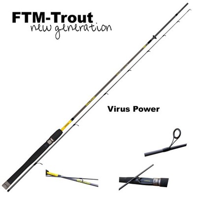 FTM Virus Power 1,80m 1,96m Ultralight Forellenrute