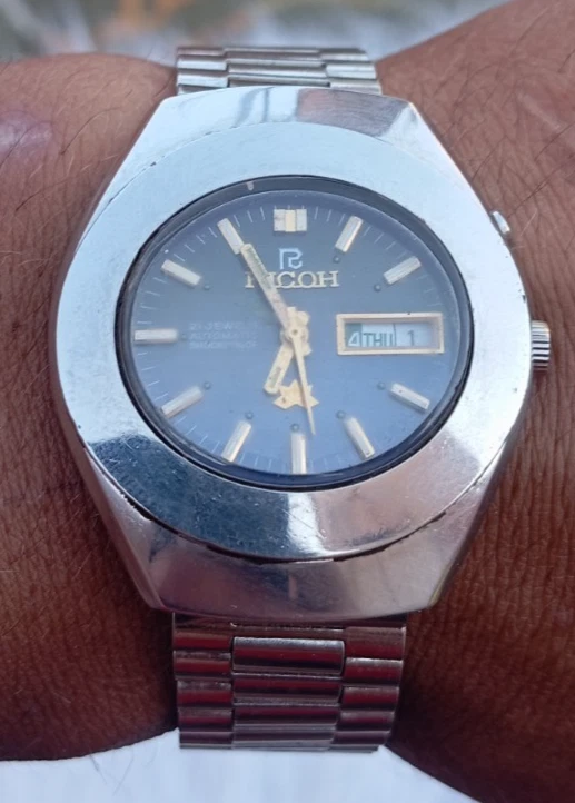 Ricoh Stainless Steel Case Mechanical (Automatic) Wristwatches for