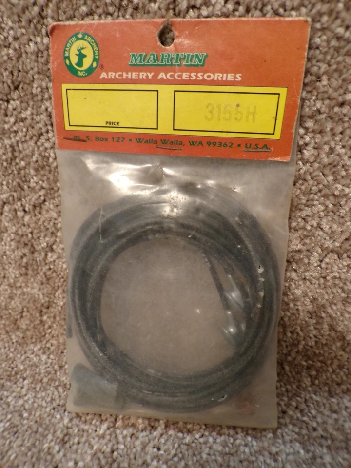 Vintage Martin Archery 3155H Tear Drop Bow heavy Duty 5/64" Cables - Image 2 of 2