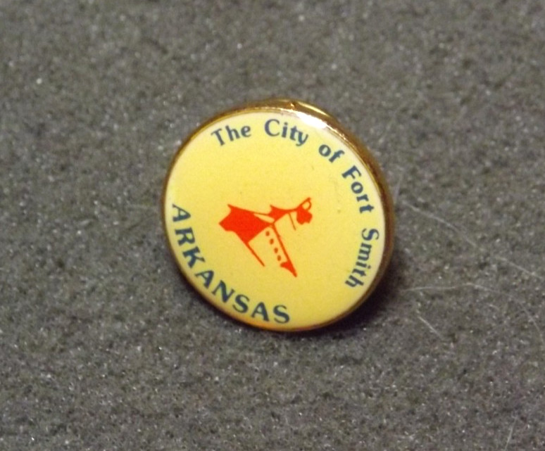 The City of Fort Smith Arkansas Lapel Pin Travel Souvenir