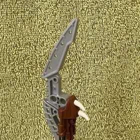 LEGO Bionicle VEZON Figure Only From Set # 8764 but w/ CUSTOM REPLACEMENT CAPE