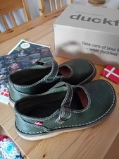 Green Mary Jane Flats for Women for sale UK - Main Image