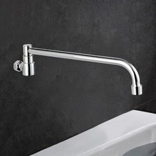 Classic Wall Mounted Chrome Faucet for Kitchen with Swing Spout 20/25/30cm