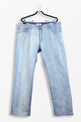 ICE ICEBERG Light Wash Straight Leg Jeans - Größe 38 (Made in Italy)