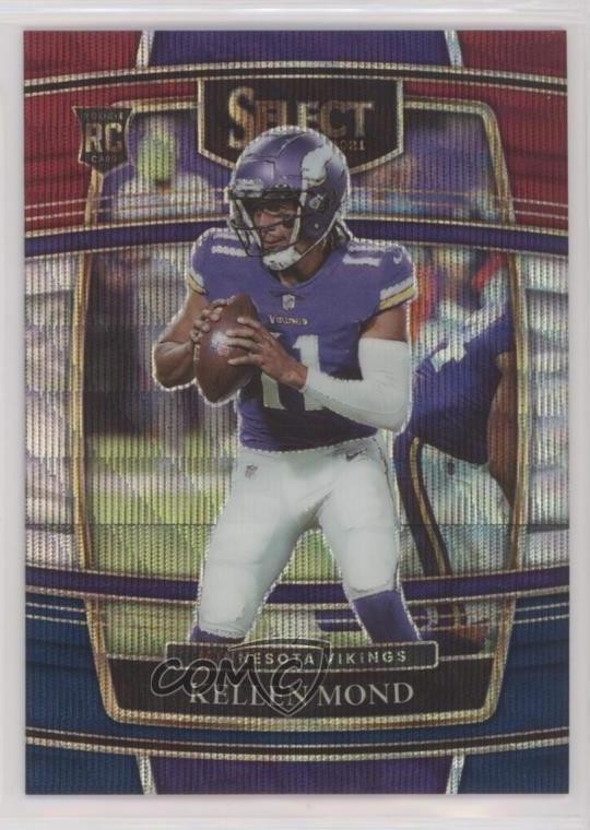 2021 Panini Select Concourse Tri-Color Prizm /249 Kellen Mond #64 Rookie RC