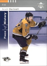 2002-03 UD Piece of History #53 Scott Hartnell - HKY