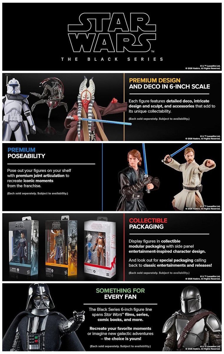2026 Star Wars Black Series Clone Wars 20 JEDI TEMPLE GUARD 6