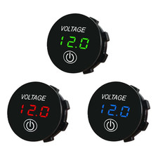 12V LED Digital Voltmeter Waterproof Voltage Gauge Meter Battery Tester