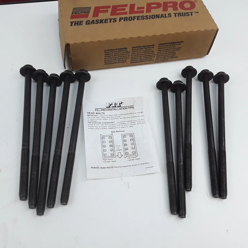 Juego de pernos de cabeza Fel-Pro ES72798 para Panoz Mercury Lincoln Ford 1991 1992 1993-2016 Foto 2 de 4