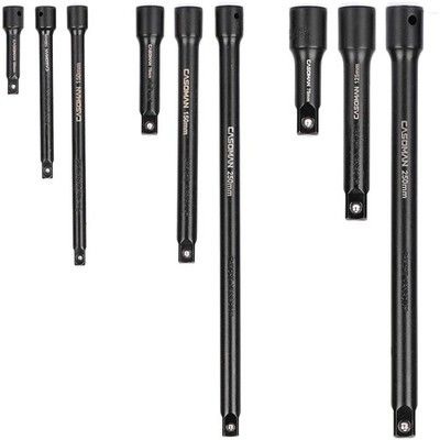 Extension Bar Set, 9 Stück, 1/4, 3/8, 1/2 Zoll, Schraubenschlüssel, Chrom-Van...