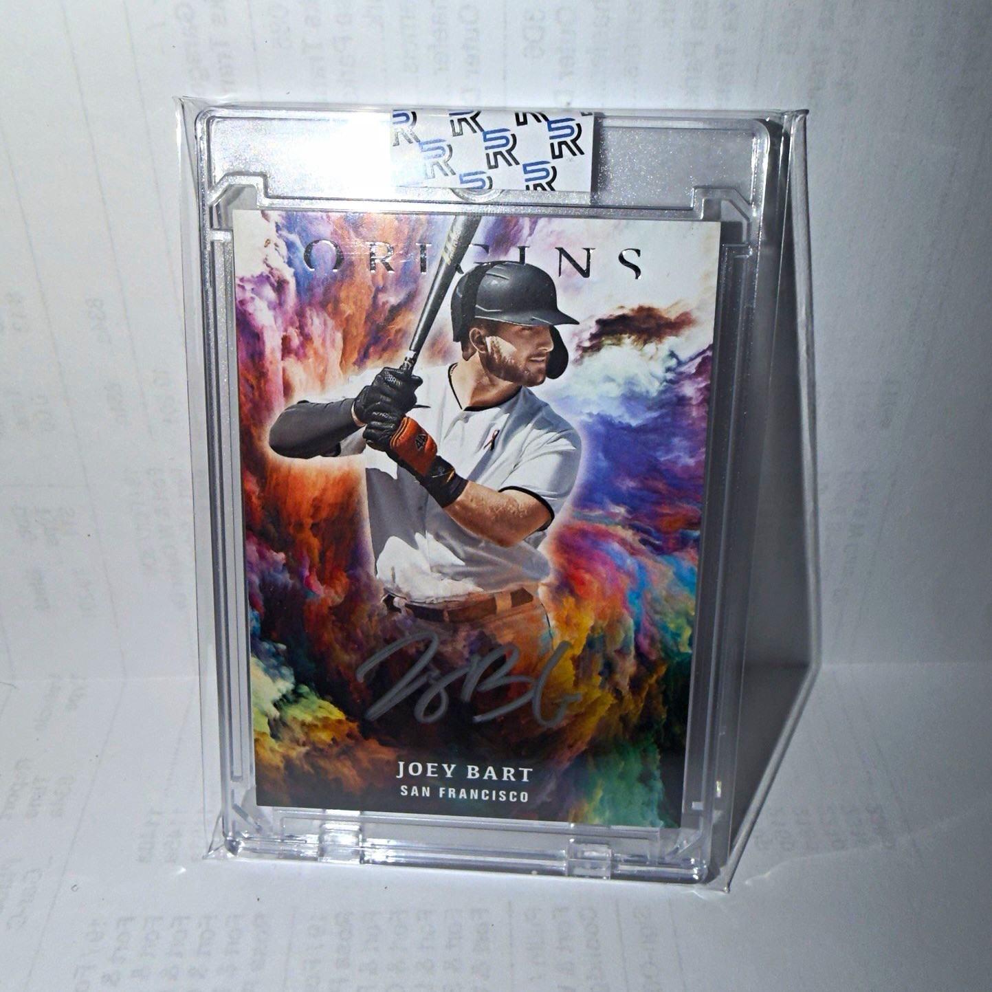 Panini Chronicles 2021 Joey Bart Giants Origins Signatures Silver Ink Auto RC