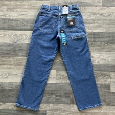 NWT Dickies Relaxed Fit Double Knee Work Jeans Mens 30x30 Blue 6 Pocket 15293SNB