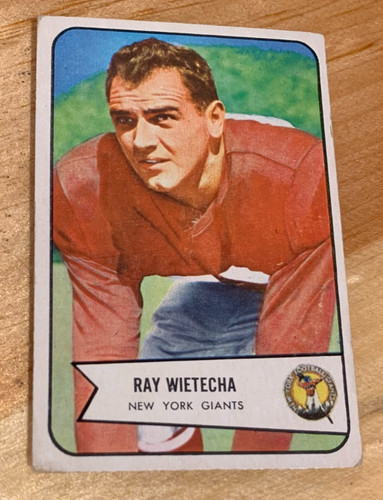 Ray Wietecha #31 1954 Bowman card