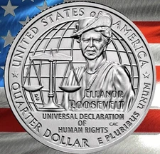 2023 P Eleanor Roosevelt 📜 Quarter Uncirculated | American Women Coin 🪙
