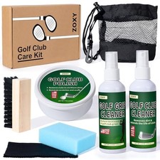 ZOXY Golf Club Cleaning Kit  Clean, Polish, and Restore Irons, Drivers,