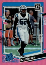 2023 Donruss Optic #214 DJ Johnson Pink