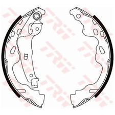 Bremsbackensatz hinten für Peugeot 107 PM 108 | 24424564
