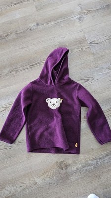 Steiff Fleecejacke Hoodie Lila Mädchen Frühling Gr. 116 6 Jahre Top Zustand