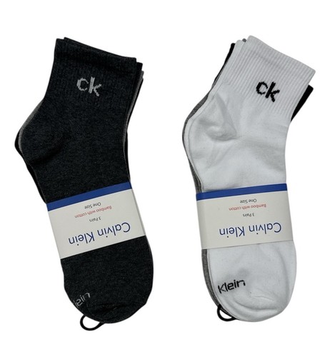 Calcetines al tobillo Calvin Klein CK para hombre y mujer - talla única (3 pares, 6 pares, 9 pares) - Imagen 4 de 9