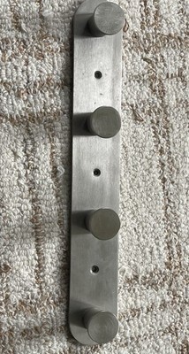 Umbra Lyndon Design Stainless Steel 4-Hook Wall Coat Rack, Multi Wall hook