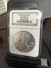 1998 $1 American Silver Eagle NGC MS69 Brown Label