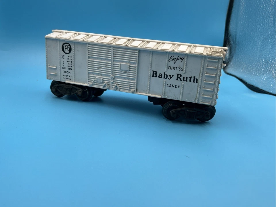 Lionel O-27 Gauge Pennsylvania X6014 Baby Ruth Candy White Box Car - Image 3 of 4