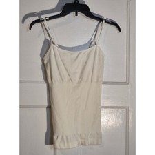 Marilyn Monroe Seamless Camisole Cream White Adjustable Strap Tank Top Size M