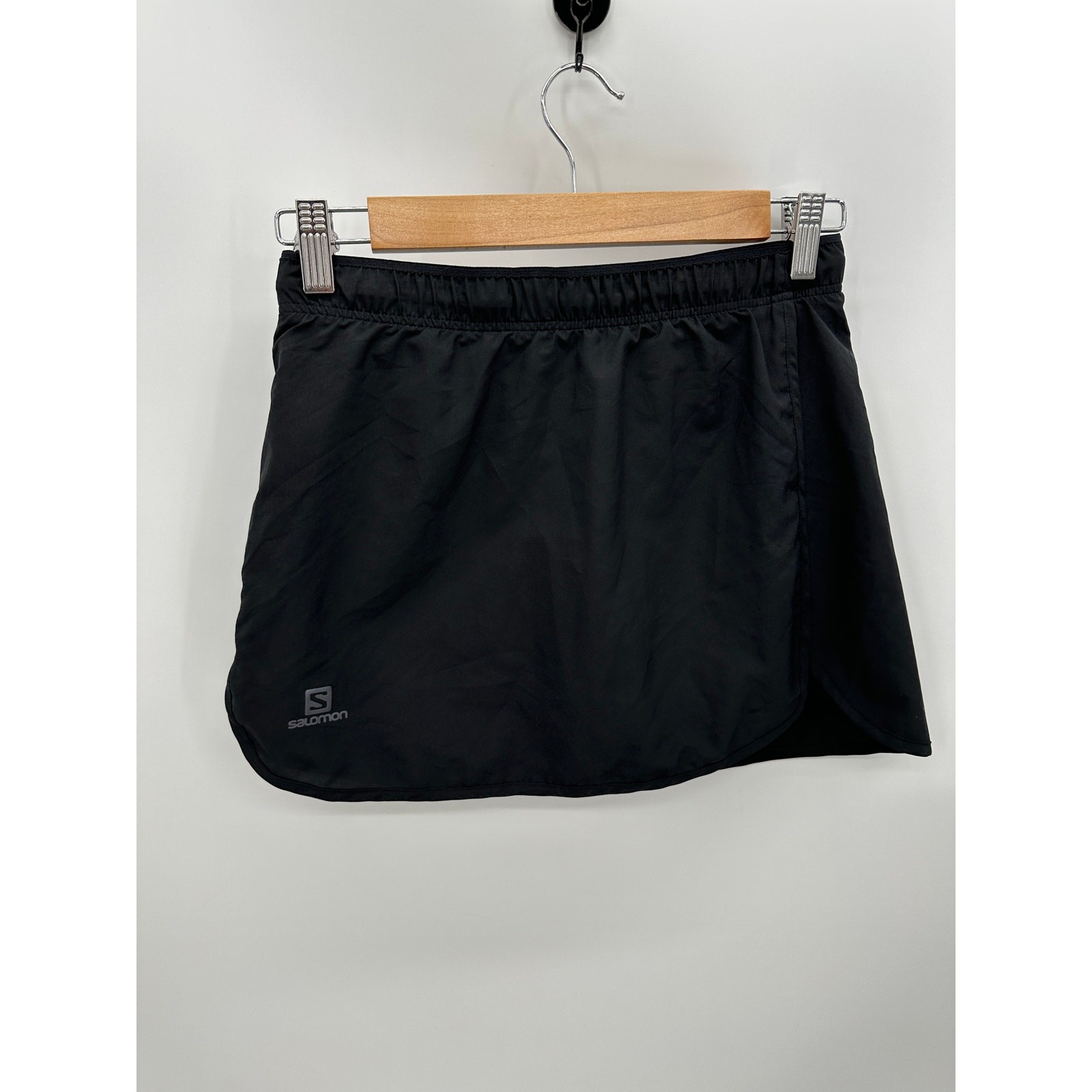 Pantaloncini Salomon neri agili integrati tempo libero abbigliamento attivo donna taglia Xs