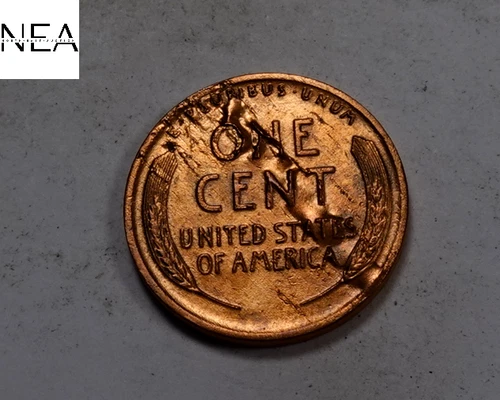1924 Lincoln Wheat Penny Cent ~ Gem BU Red ~ Lamination Error (ZW611)