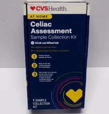 NEW CVS At Home Health CELIAC ASSESSMENT Test Sample Kit NO LAB FEES - EXP 5/27