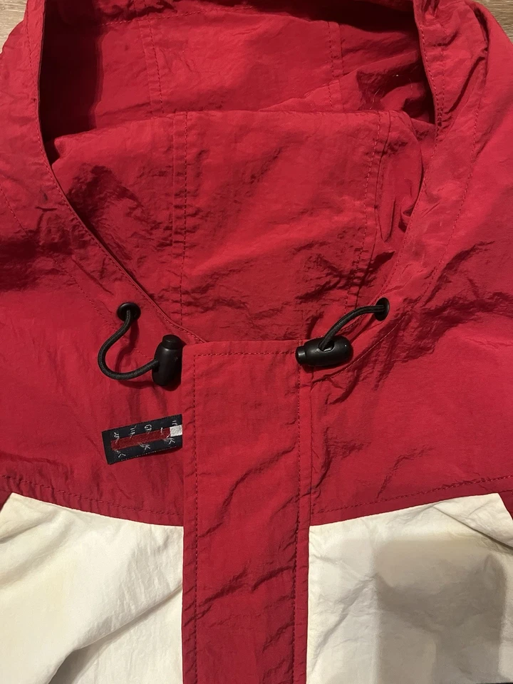 Vintage Tommy Hilfiger Anorak Windbreaker Jacket 90s Size Medium - Image 3 of 4
