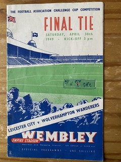 1949 FA Cup Final Programme : Leicester City v Wolverhampton Wanderers