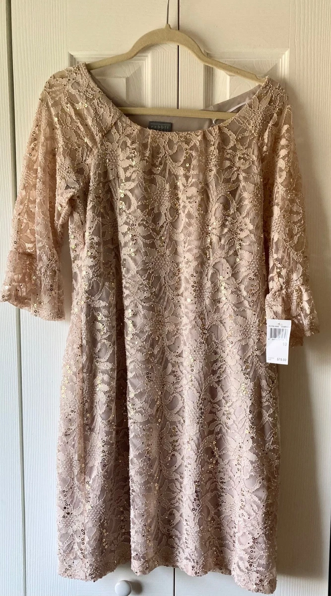 Gold Dresses for Women with Sequins Shift Dresses for sale | eBay