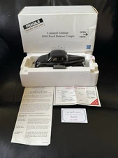 1/24 Danbury Mint Limited Edition 1939 Ford Deluxe Coupe 1653/5000 W Box