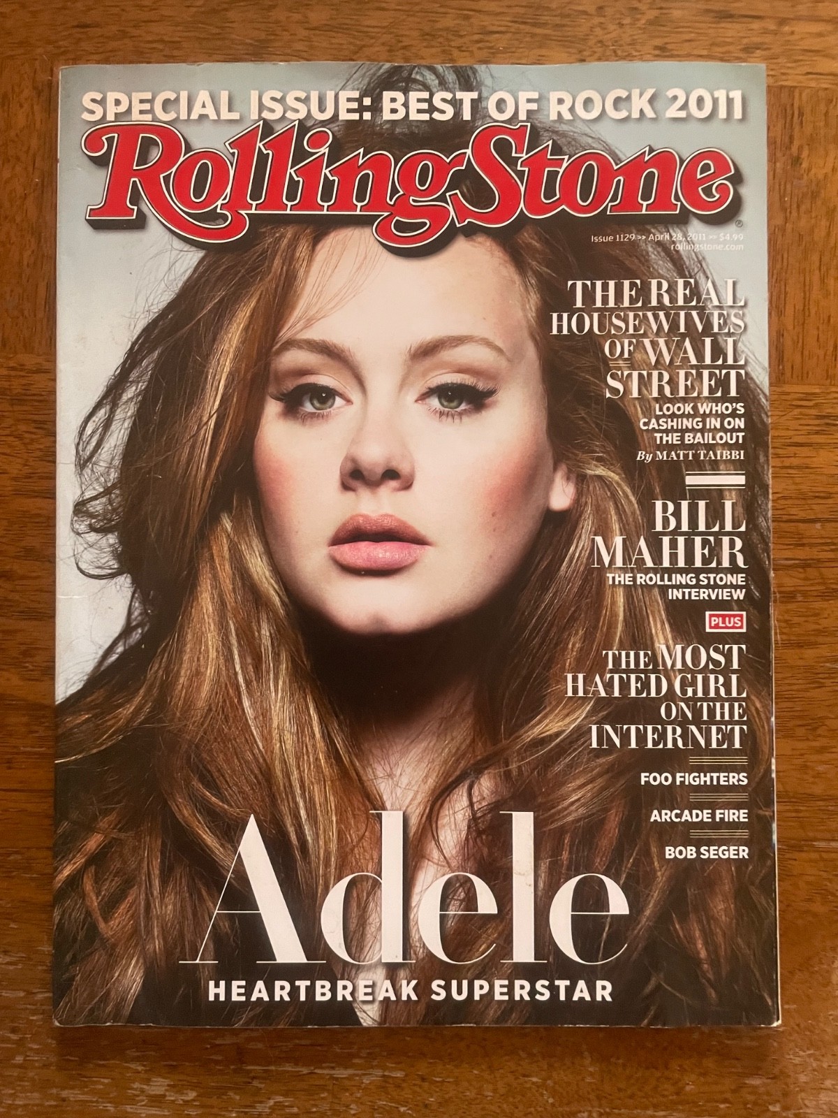Rolling Stone - Issue #1129 April 28, 2011 - Adele. Arcade Fire. Bill Maher