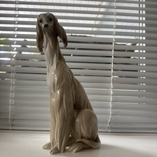 Porcelain Afghan Hound by Juan Huerta for Lladro, 1970s