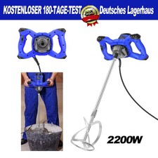Rührwerk Mörtelrührer Rührgerät 2000W Mörtelmischer Handrührwerk Beton Rührstab