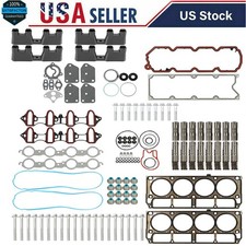 For Chevrolet GM 5.3 AFM Lifter Kit Head Gasket Set Head Bolts Lifters w/Guides