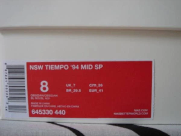 NIKE Soft Soph Limited F.C.R.B.Tiempo94Studs Sneakers Navy