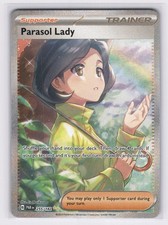 parasol lady pokemon card price Amazon.com: Pokemon - Parasol Lady 169/182 - Paradox Rift - Reverse Foil