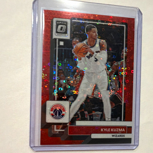Panini Donruss Optic 2022-23 Kyle Kuzma #155 Red Fast Break Prizm /75