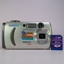 Samsung Digital Camera Digimax 240 2.0MP Silver Tested