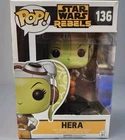 Funko Pop! Star Wars Rebels Hera Syndulla #136 Vinyl Bobblehead Figure-NEWin Box