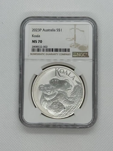 2023 P Australia Silver Koala NGC MS 70