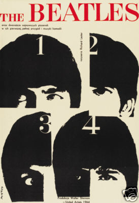 A Hard day's night The Beatles movie poster print #3