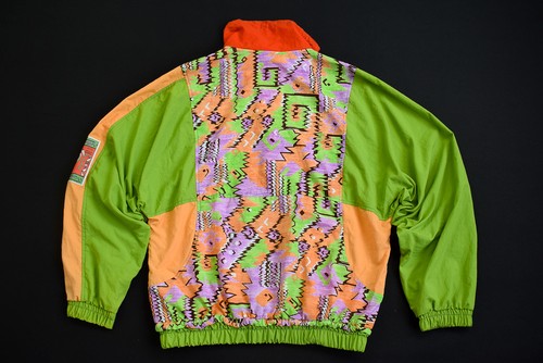 Giacca vintage Windbreaker Station Water Sport Jacket Italy Fashion 42/44 NUOVA NEW - Foto 9 di 14