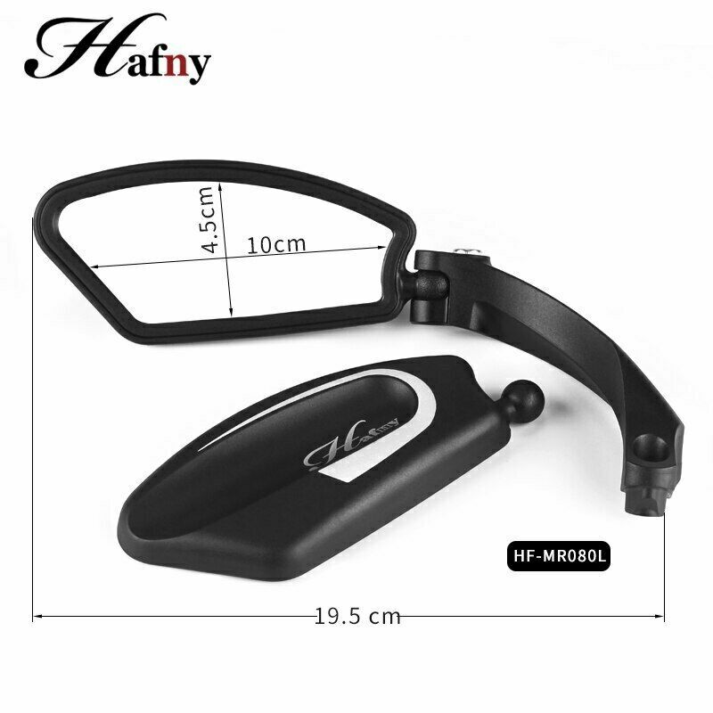Hafny Handlebar Bike Mirror Stainless Steel Lens,Safe Rearview Mirror