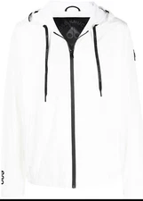 NWT Moose Knuckles Haulover Hooded Jacket Windbreaker White Men’s Small