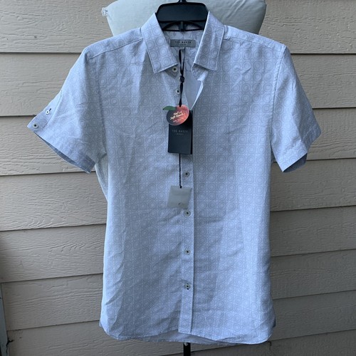 Ted Baker Geo Print Shirt Men Short 